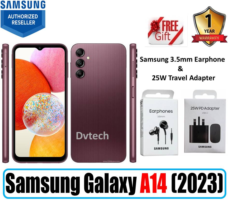 Galaxy A14 (5G) | A14 (4G) | 1 Year Samsung Local Warranty | 2023 Model