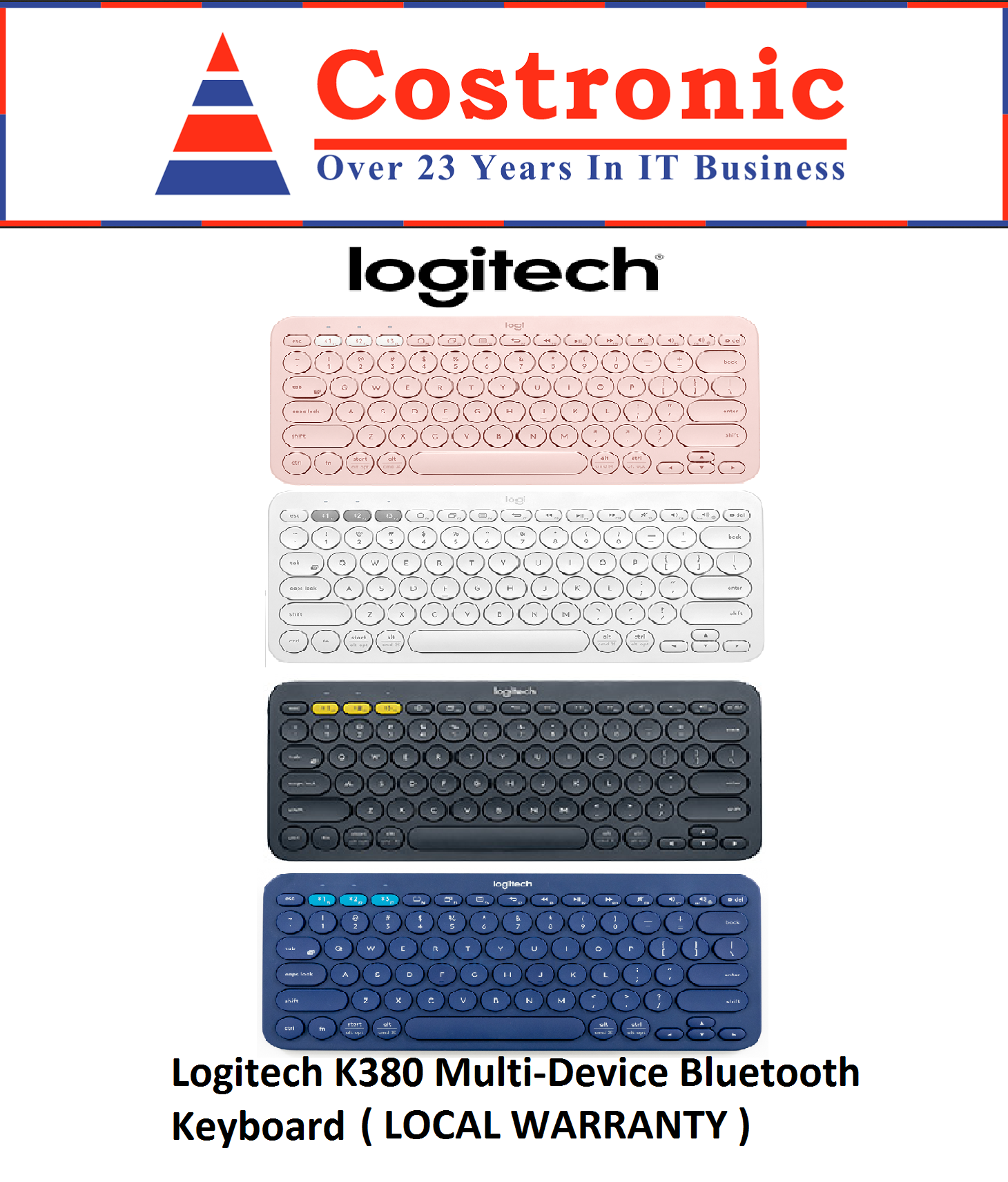 Logitech K380 Multi-Device Bluetooth Keyboard