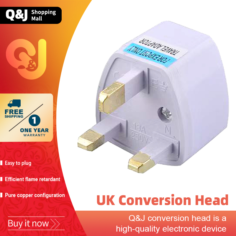 (Local spot) Q&J Singapore socket plug adapter Singapore Universal Travel Plug Adapter Plug Converter Universal Travel Adapter适配器