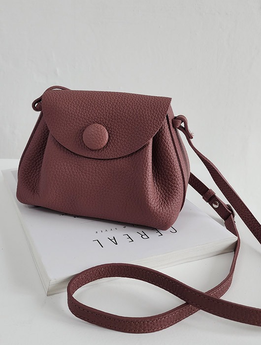 Togo leather button mini cross bag