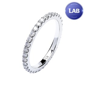 [Korea Gold Diamond] 18K lap diamond eternity ring 1.7mm lap diamond